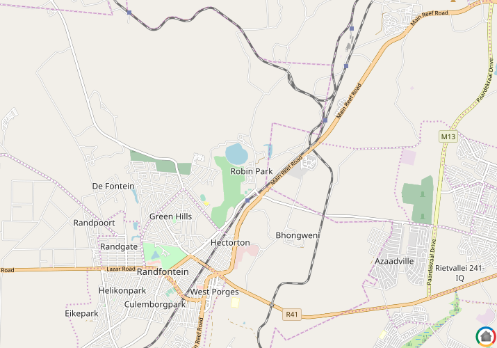 Map location of Robinpark